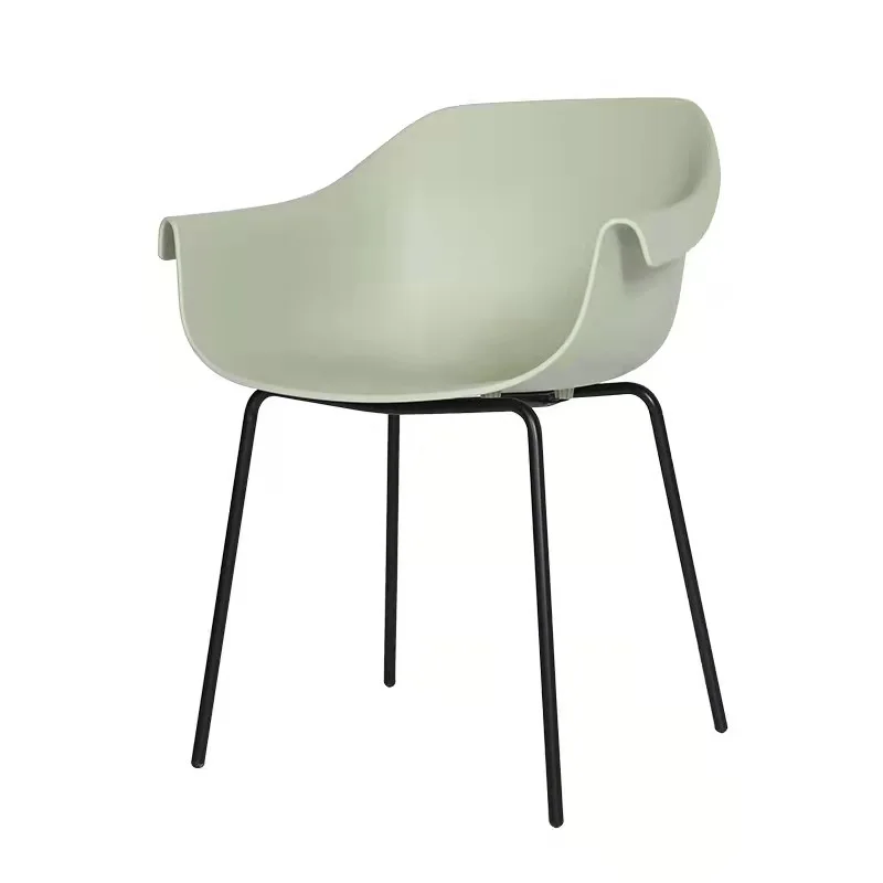 simple PP metal frame hotel dining chairs nordic hotel design chairs