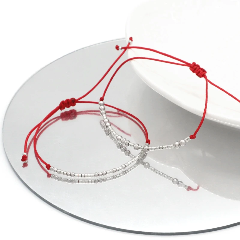 OEM Wholesale Custom Trendy Jewelry Custom Silver Beads Bracelet With MIYUKI