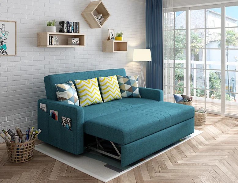 
Newest Living room upholstered restaur furniture sleeper fabric modern 5 star hotel lobby sofa 