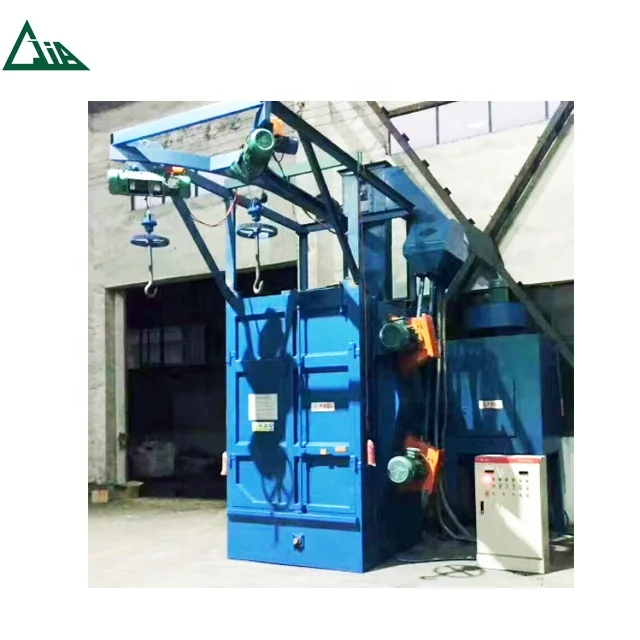 Q37 airless hanger shot blasting machine for cng cylinder