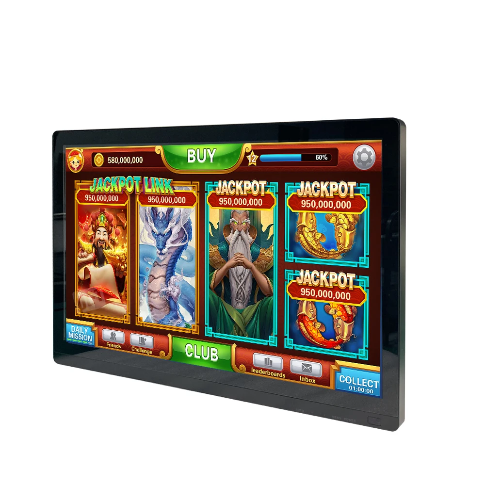 27 дюймов LED защелка Емкостное касание ЖК-монитор с сенсорным экраном для казино слот игрового использования