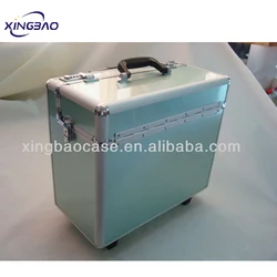 Aluminum case luggage elstree,cases luggage with Nylon and Bag inner,leather pilot trolley case