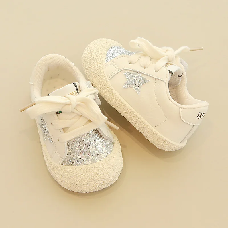 2023 New designers Princess children shoes shoes soft soled non slip walking toddler shoes for girl