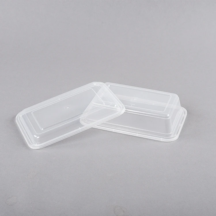 Heat Resistant Plastic Stackable Storage Container Take Out Lunchbox Disposable Food Containers With Lids For restaurant