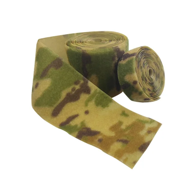 DFV0324 Nylon Camouflage PrintingVelcroes Color Fastness Devil Sticky Buckle Strap Can Be Used for Outdoor hook and loop