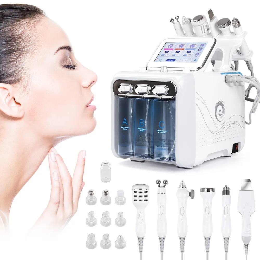 Hydrogen Face Home Use Dermabrasion Salon Skin Scrubber Ultrasonic Peel Beauty Equipment