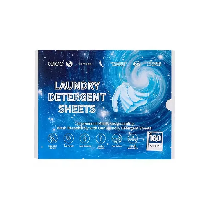KELEE Natural Plant Laundry Sheets Eco Friendly Laundry Detergent Sheets Strips For Wholesales