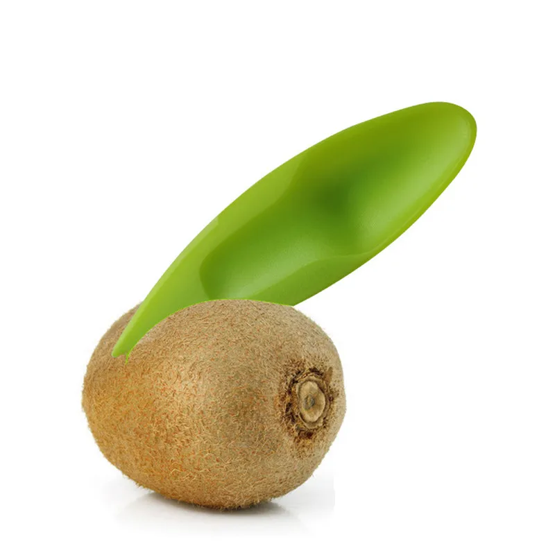 105mm Kiwi Spoon scoop with individual bag, fruit spatula, customized LOGO