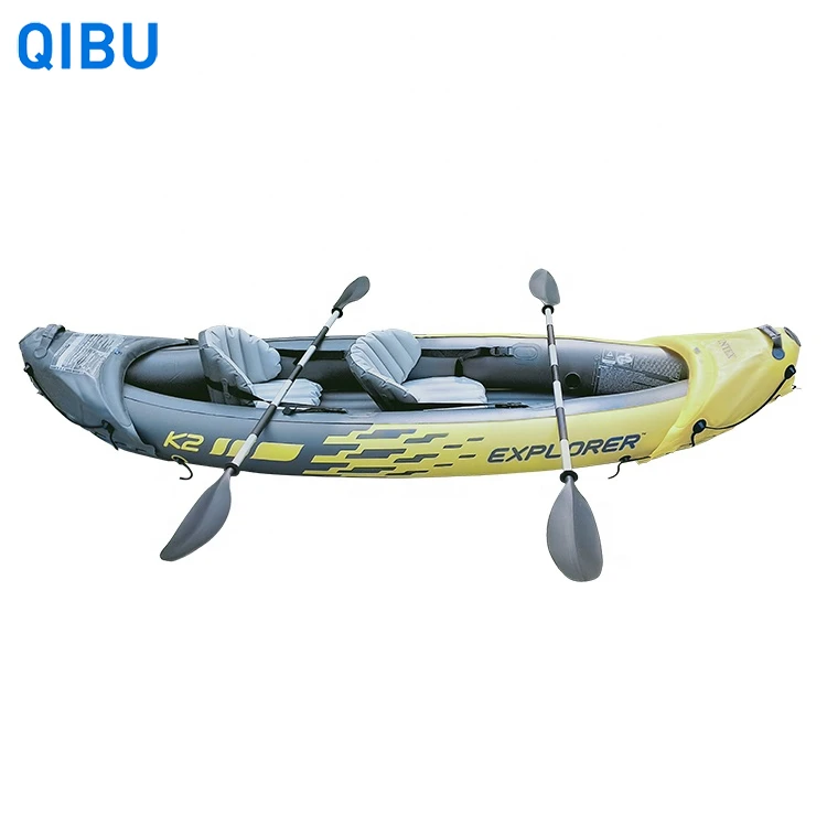  Intex K2 Inflatable OEM Fishing Kayak High Pressure Canoe 2 Person Pvc