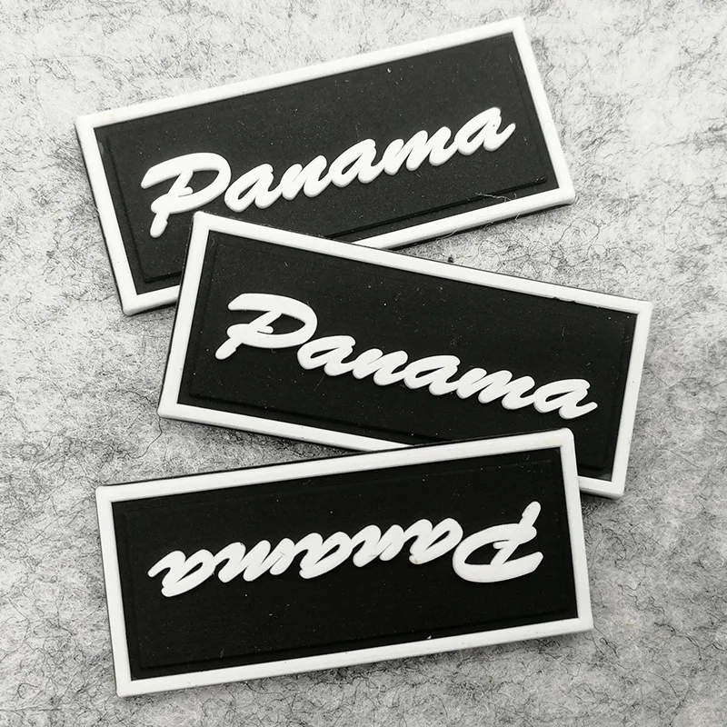 Custom Rubber Logo 3d Patches Clothes Garment Embossed Silicone Patches Tactical Soft Labels Rubber Pvc Patch