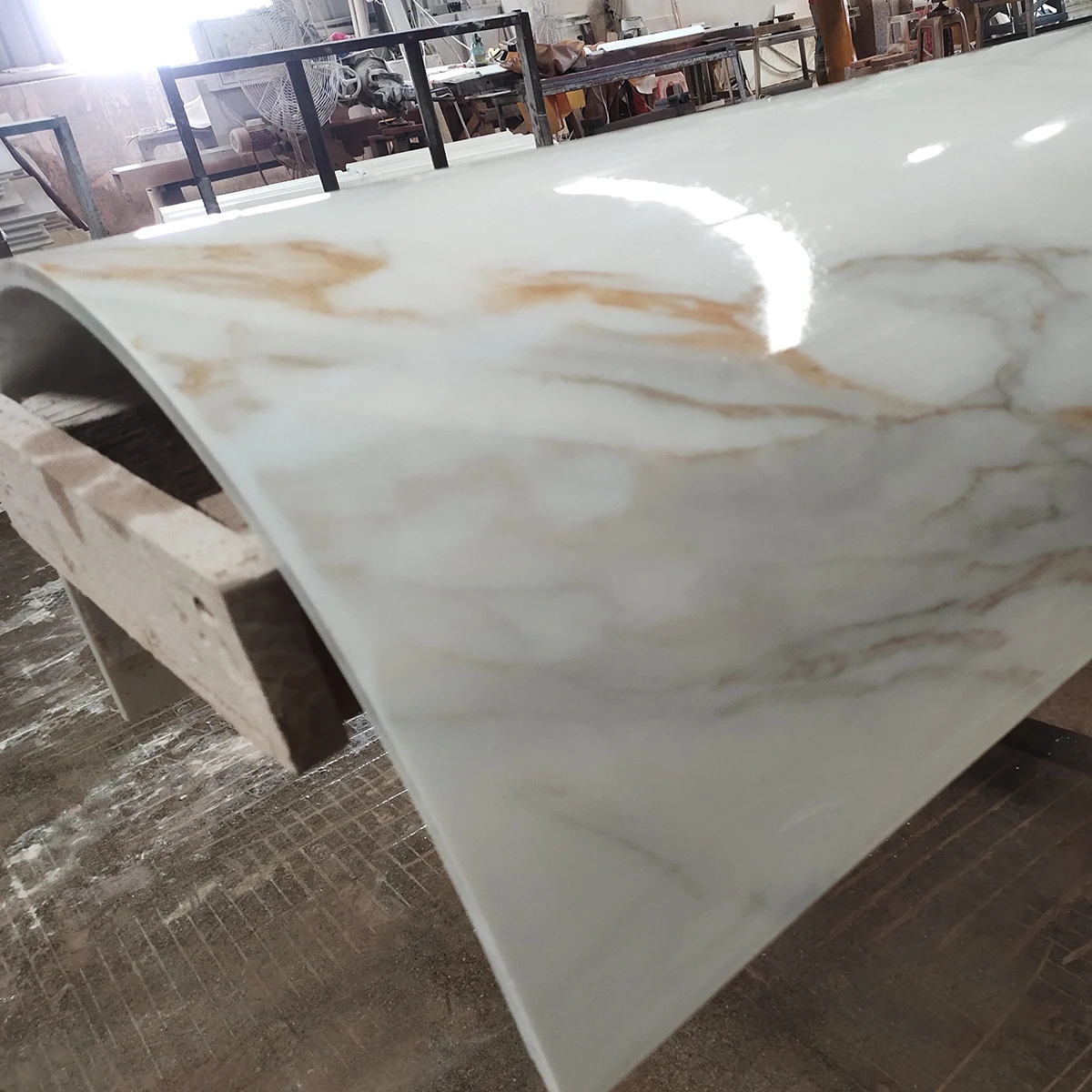 New Printing Nanoglass Slab Nano stone Artificial Engineered Print Nanoglass Crystallized Countertop Background