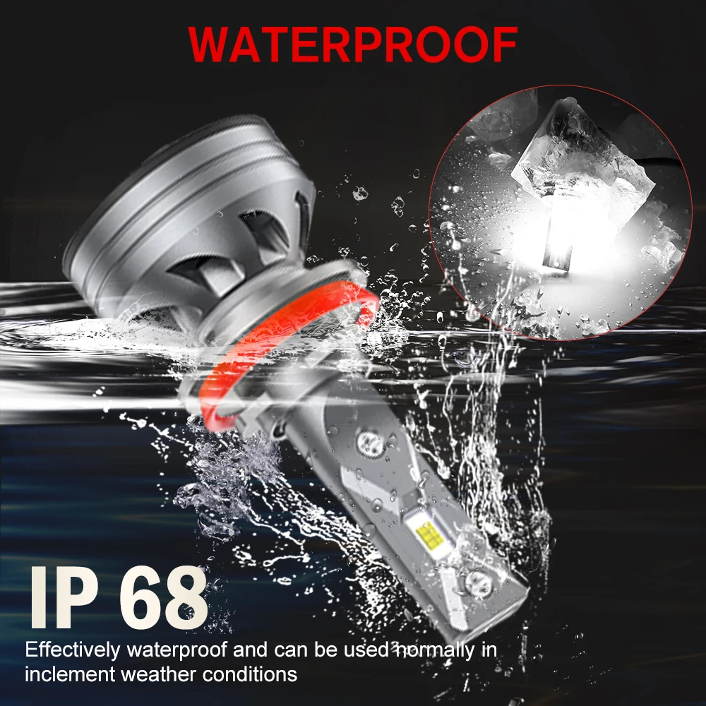 Супер яркий 16000LM 72W фары для 9005 9006 880 H13 H3 H1 H11 светодиодные H4 Canbus Led H7 Авто лампы передних