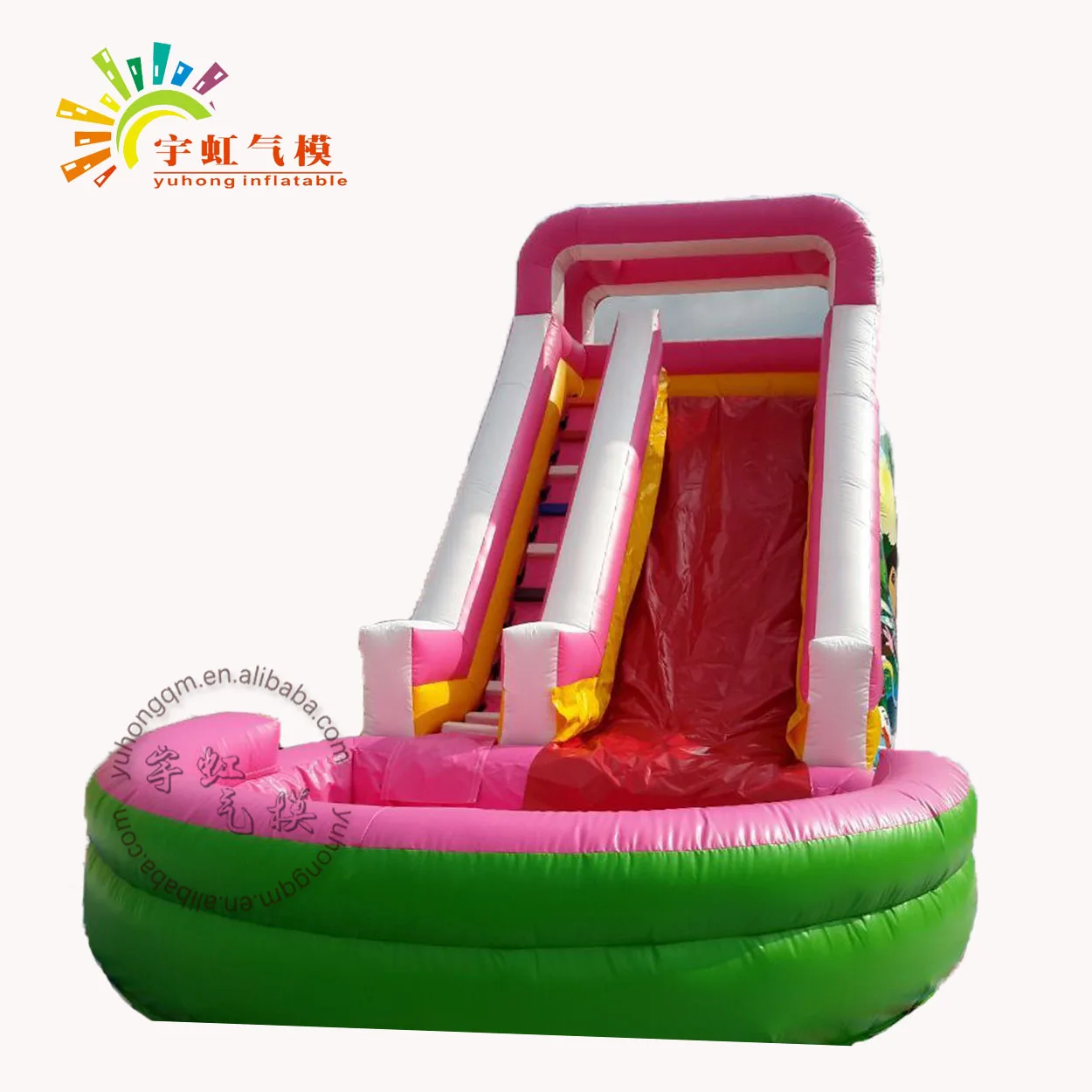 Cheap Sale Outdoor Inflatable pool water slides kids inflatable water slide for sales