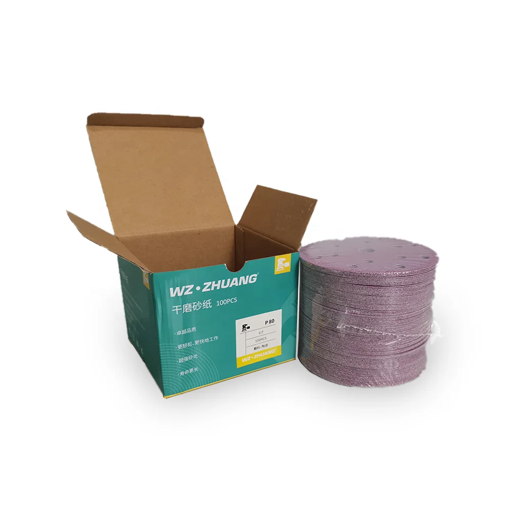 China Sandpaper Manufacturers Provide Automotive Round Abrasive Sandpaper Disc