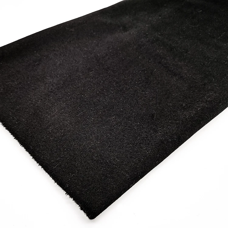 400GSM 50% wool Single side overcoating woolen fabric for winter jacket in stock items