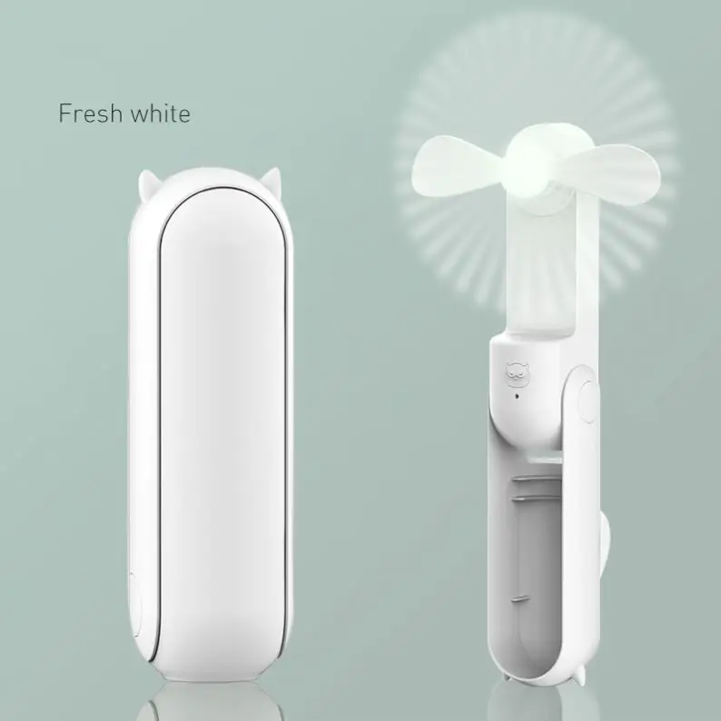 2022 New Fashion Mini Rechargeable Fan Multifunction Portable Fan With Low Noise Wholesale Handheld Fan