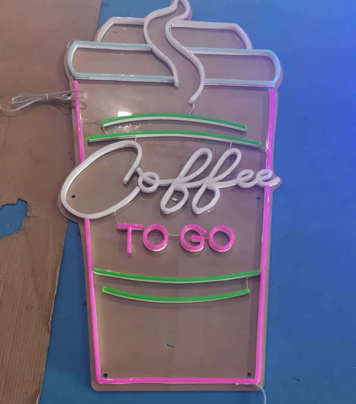 window open neon sign led store shop  business sign led neon strip sign clips