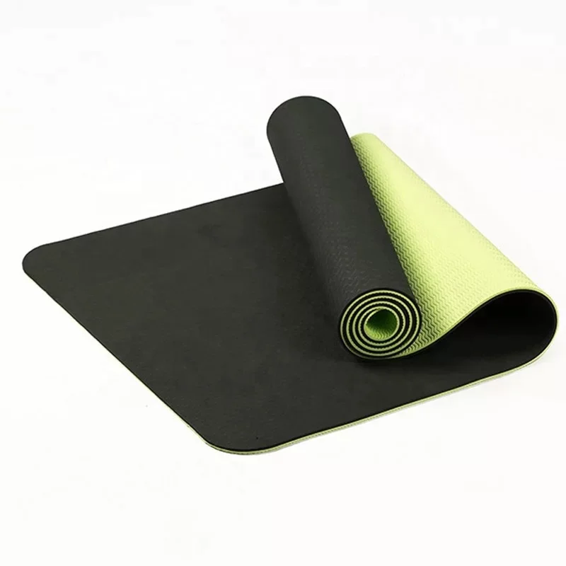 High quality anti slip gymnastics equipment friendly TPE yoga mat pu rubber custom logo travel kids yoga mat  black under 25$