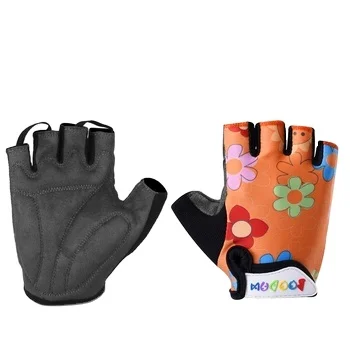 HBG 0015 Outdoor Half Finger Cycling Gloves Child Anti Slip shock-absorbing Bike Bicycle Gloves for Kids