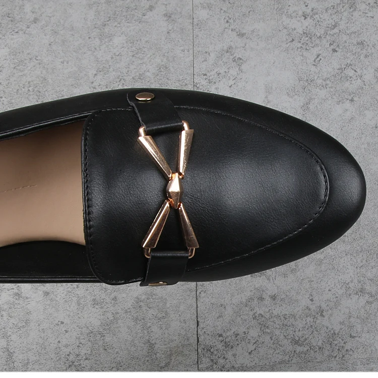 Ladies simple ballerina pump flat loafer shoes