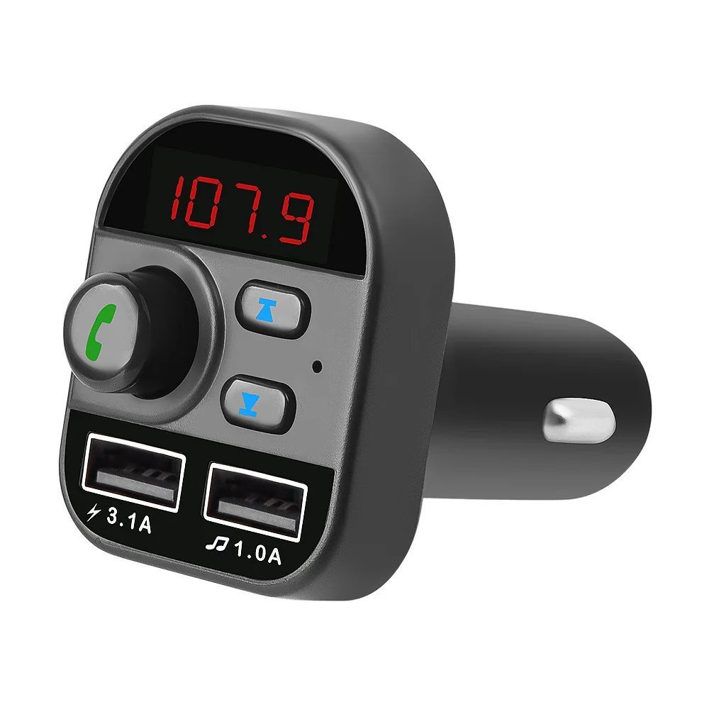 В наличии Многофункциональный беспроводной автомобильный аудио mp3 usb плеер Fm-передатчик радио двойное зарядное устройство Usb для