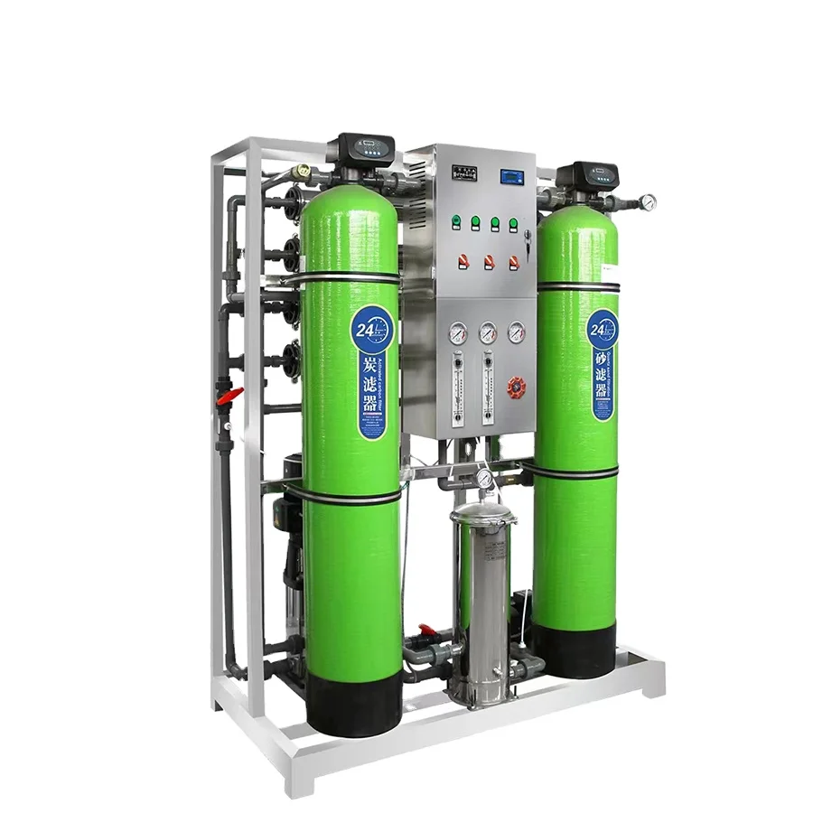 2T/H ro Industrial water treatment FRP Tanks Reverse Osmosis Water Purifying treatment plant