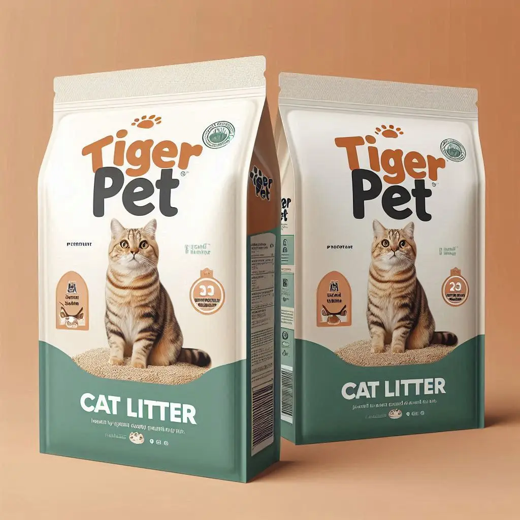 Tiger Pet Paper Cat Litter - Natural, Recyclable, and Superior Clumping