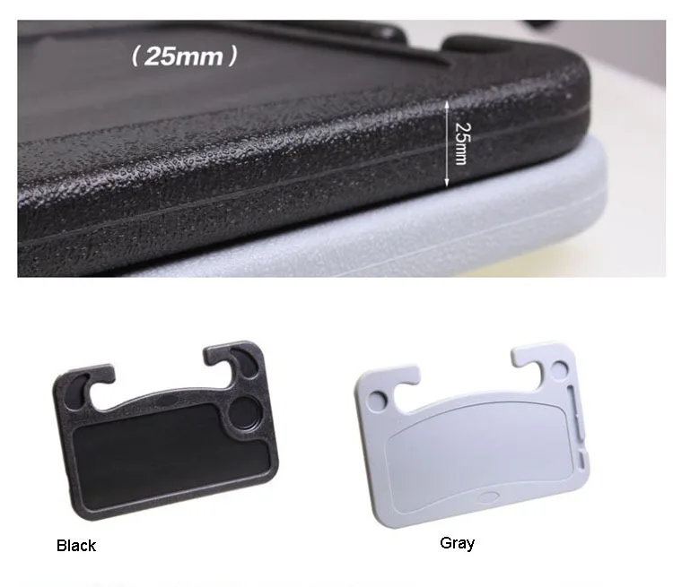 Portable Car  Laptop Working Desk Plastic Car Storage Tray Table