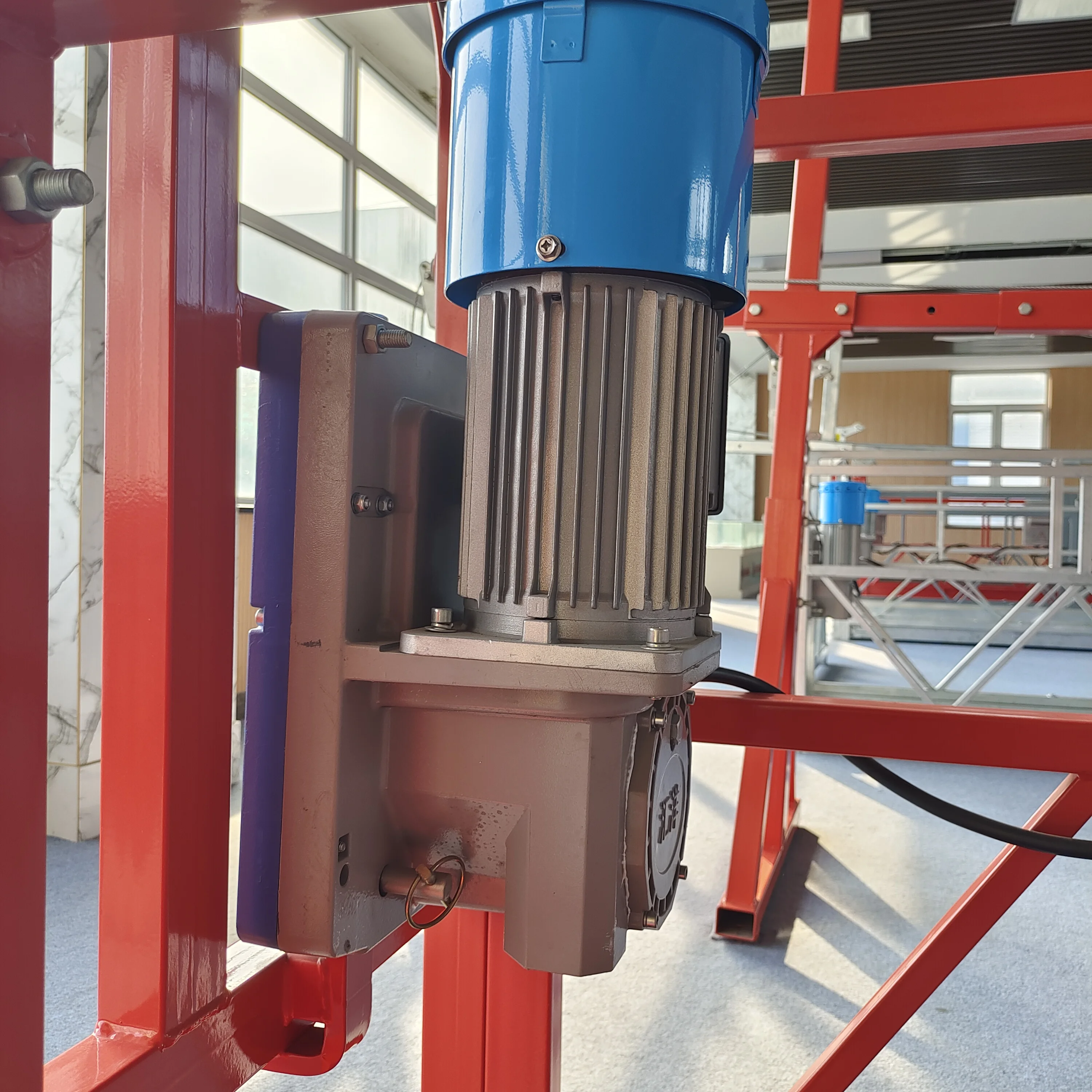 facade lift zlp800 100m work mobile scaffolding galvanized aluminum alloy construction cradle platform window cleaning equipment