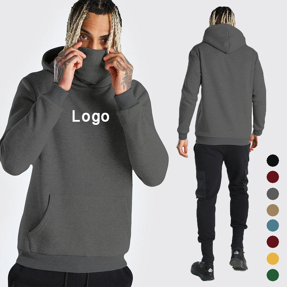 
New hot selling products plain Face Cover hoodies oversized mens hoodie for men Made In China Low Price 