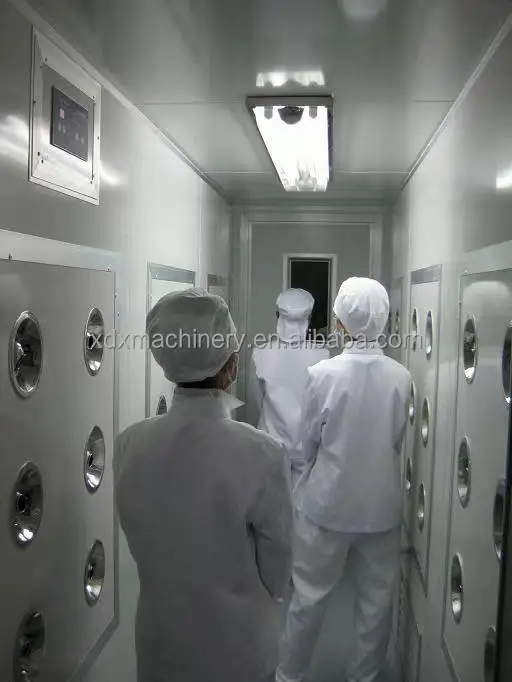 SS 304 High quality Eco-friendly Clean Room Equipment Automatic Sliding Door Air Shower/clean room