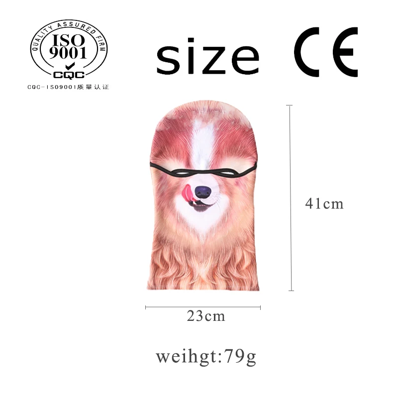 
Halloween Polar Fleece Personal Protection Balaclava Windproof Breathable Cold Protection Full Coverage protect 