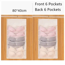 Multifunction Double-Sided Space Save Underwear underpants organizer hanging bra storage bag