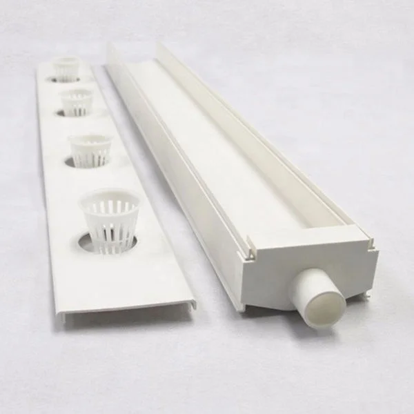 Greenhouse High Quality NFT Tubes Growing System Hydroponic PVC Pipe Vertical Channel for Selling