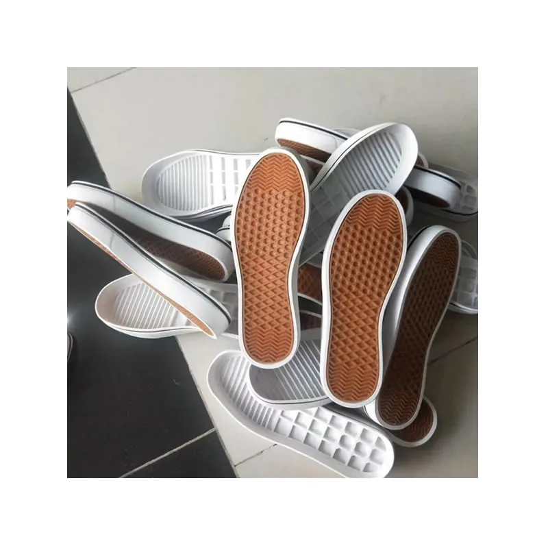 Factory manufacture of rubber soles