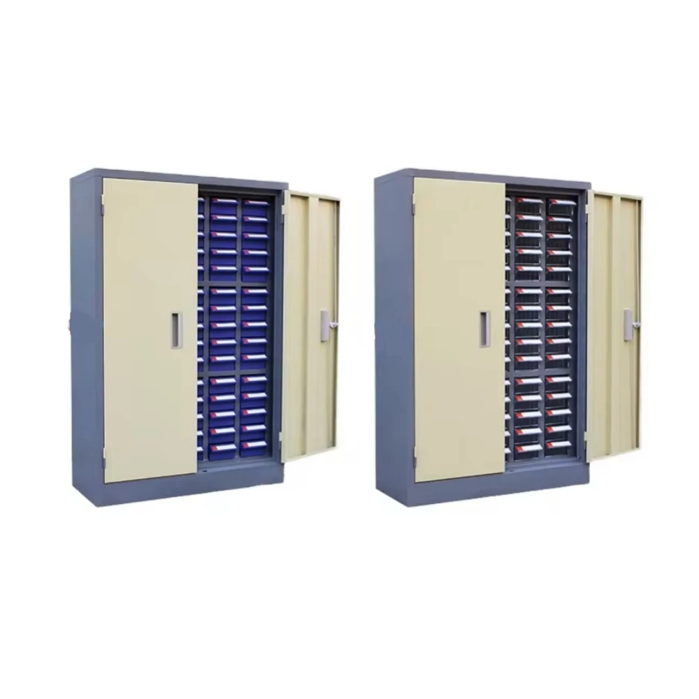 High Quality 18 to 200 drawer with door plastic spare parts components storage cabinet tool set MOQ 1set