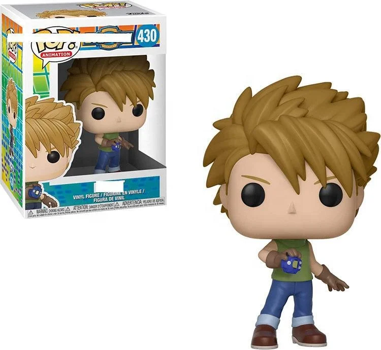 Japanese Cartoon figure Taichi model toys Funko pop Anime Digimon Adventure action doll with Funko pop protector Action Figures
