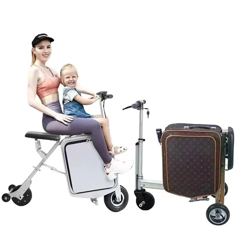electricss afe luggage  multifunctional smart buine suitcase  travelling luggage with electricss motor