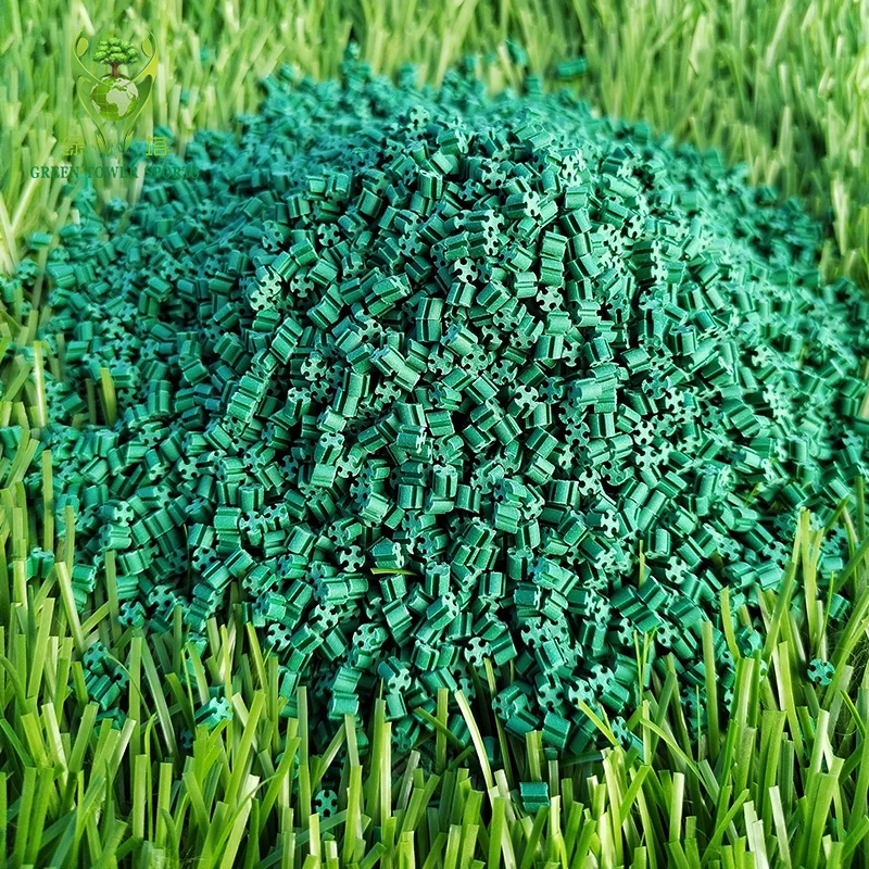 Professional Auxiliary Material Rubber Granules 5-6 years Football Court Infill Granules Colorful Artificial Turf Infills