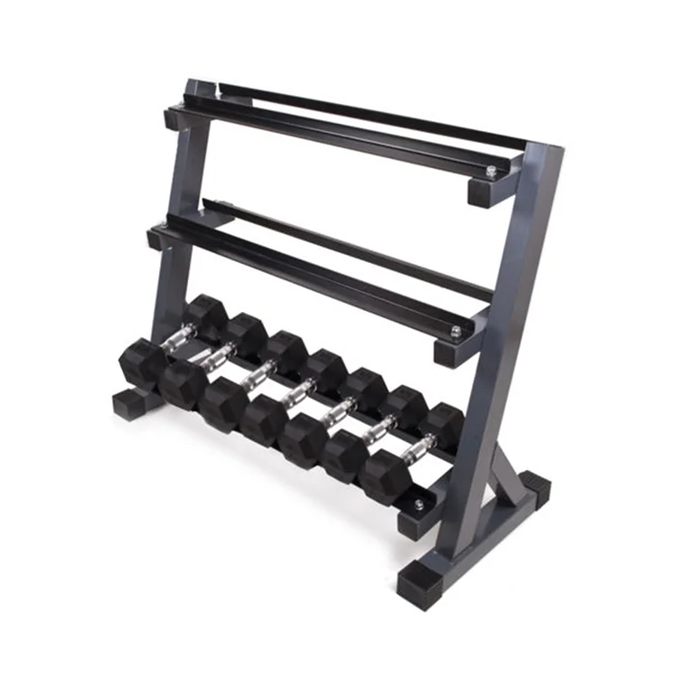 
Gym Equipment Dumbbell Rack 3-Tier Commercial Dumbbell Rack dumbbell set gym for sale 
