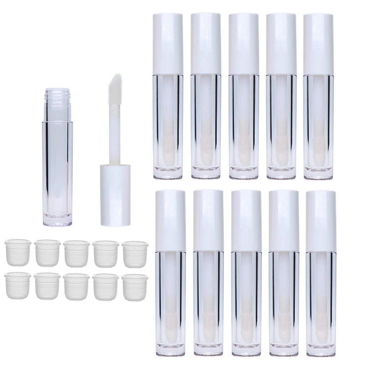Transparent Cosmetic Package Plastic Diy Empty Lip Gloss Tube