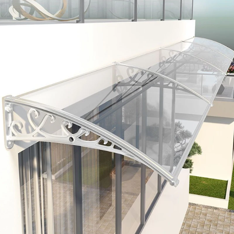 High Quality Aluminum Metal Frame Eaves canopy Canopy Awning Easy To Install Window Entrance Door Canopy