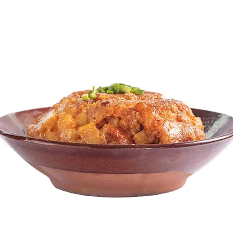 
Cheap Price China Factory Oem Brand Canned Food Tin Package Stewed Steamed Pork With Rice Flour 