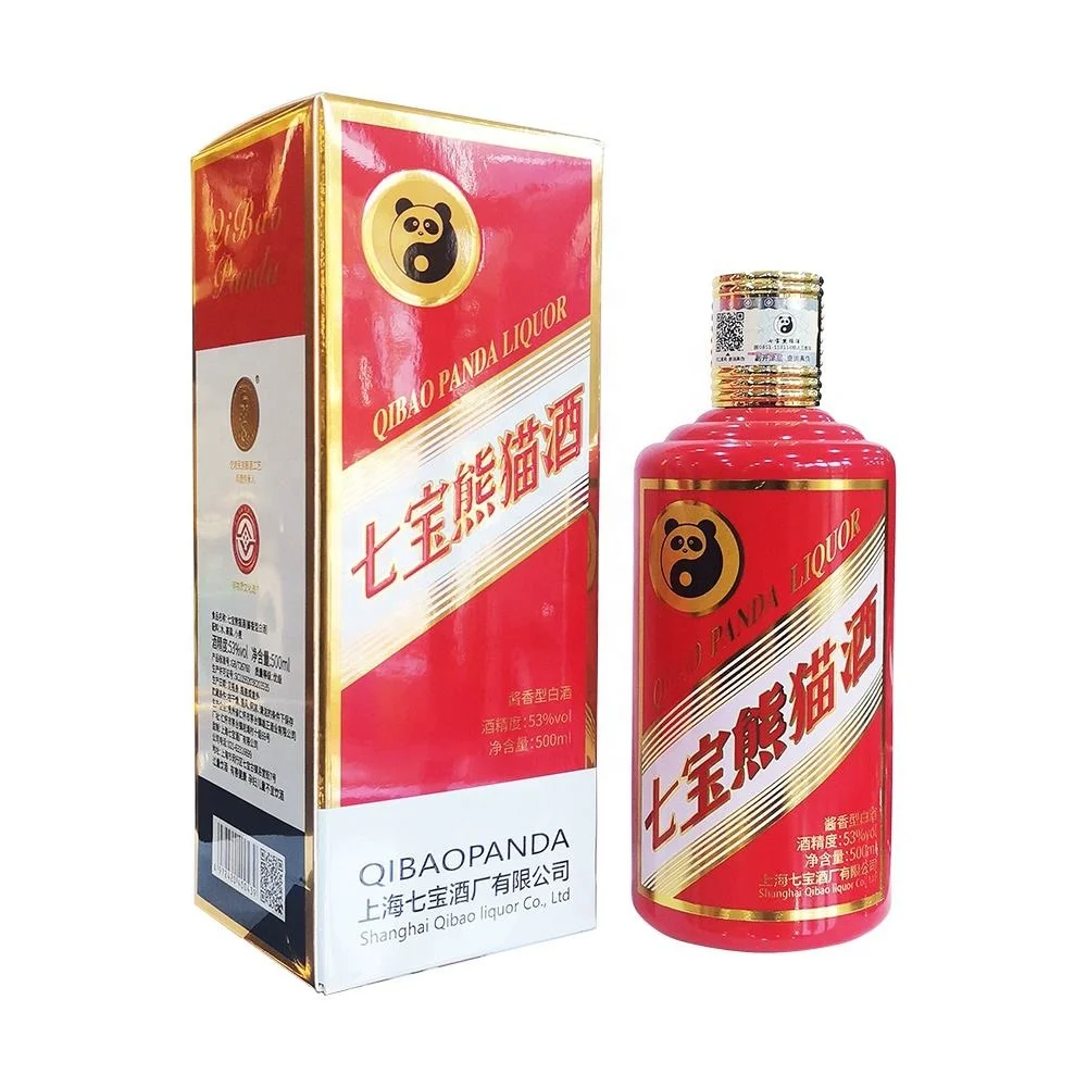Hot Selling White Liquor 53%vol Alcoholic Long Term 500ml Delightful Fragrance Chinese Baijiu