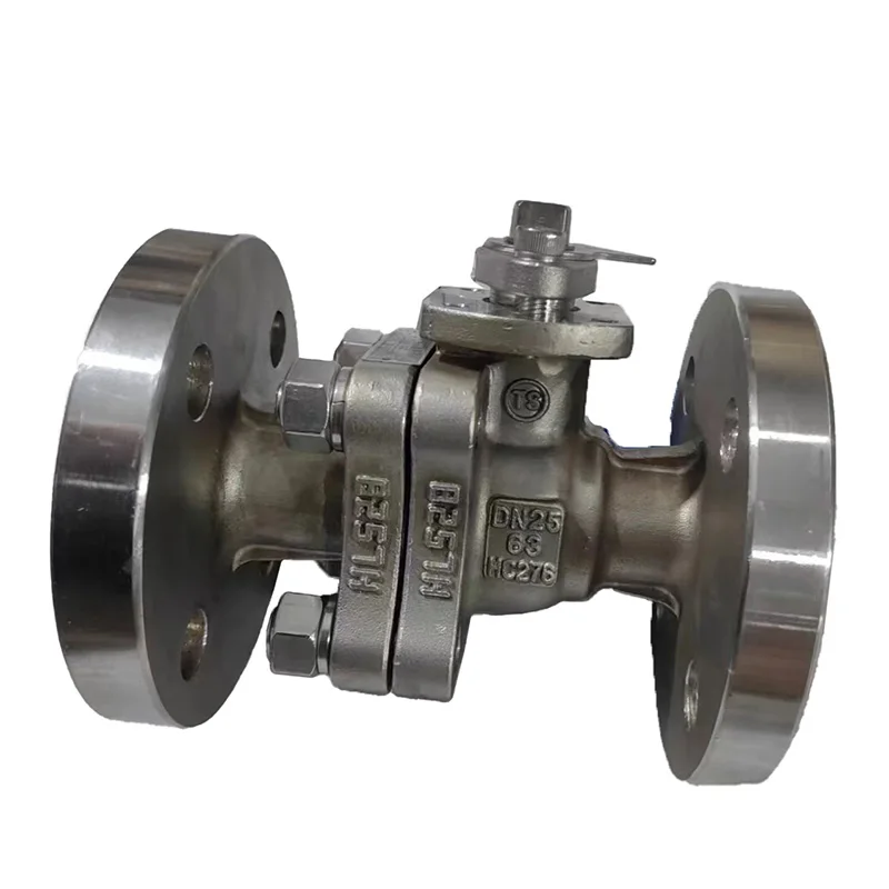 Industrial Grade Stainless Steel HC276 Flanged Ball Valve DN50 Manual High Platform Ball Valve