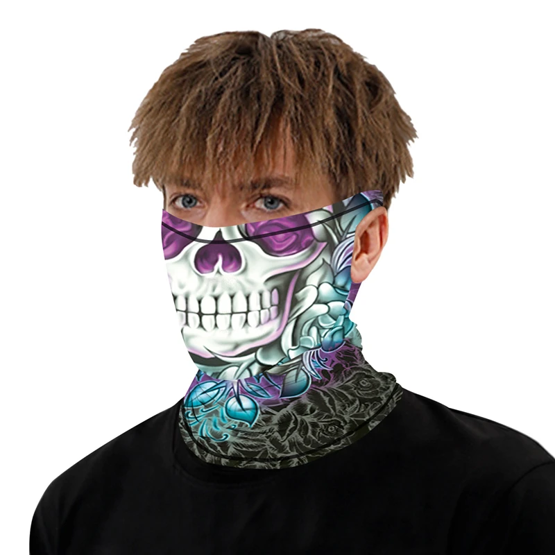 Riding Face Scarf Fishing Sporting Scarf Ice Absorb Sweat Balaclava Outdoor Scarf Running Bicycle Mask Bike Accessory
