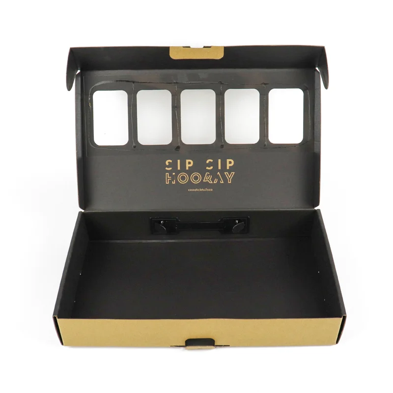 window gift boxes with handle party luxury decor ramadan mubarak suitcase new employee welcome 6x6x6 pink cardboard large box