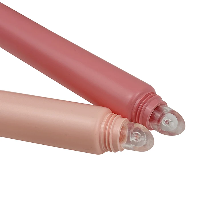 Customized 19mm TPE Silicone Applicator Lip Balm Stick Lip Gloss Container 15ml 20ml Squeeze Cosmetic Plastic Tube
