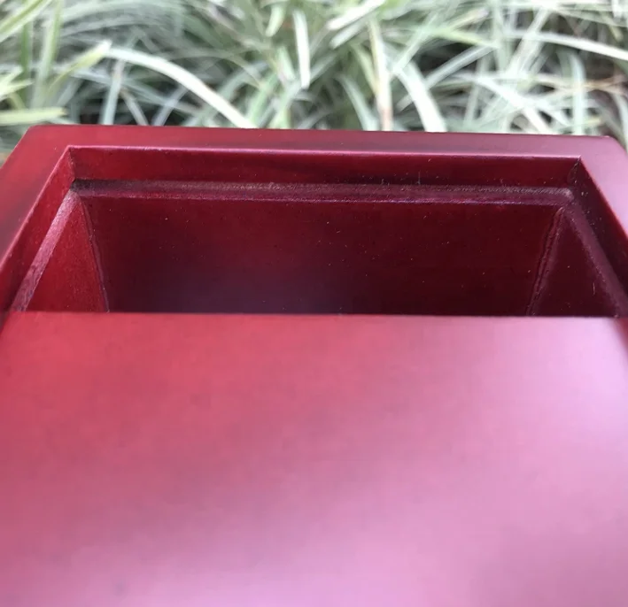 
Cremation Urn Decorative Urns Wooden Casket, Moisture-Proof, 