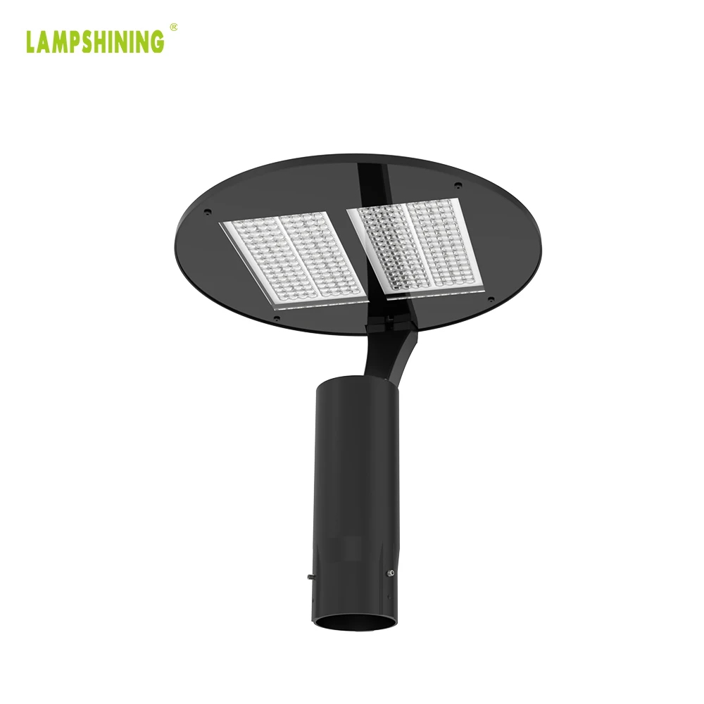 120W 16800lm 100-277vac SMD 2835 Class I Class II Driver IP66 IK08 60mm 80mm hole Garden Light LED Post Top Light for Area